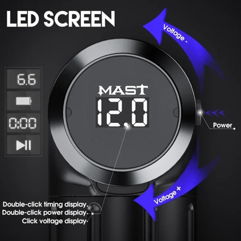 Mast Flip Pro Wireless 2.6 - 4.0 mm Stroke