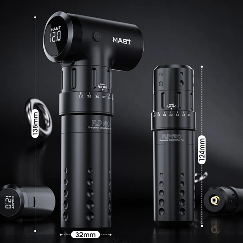 Mast Flip Pro Wireless 2.6 - 4.0 mm Stroke