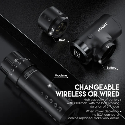 Mast Flip Pro Wireless 2.6 - 4.0 mm Stroke