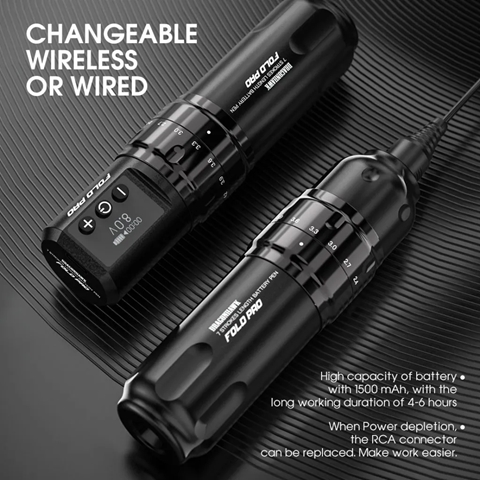 Dragonhawk Fold Pro Wireless Çift Bataryalı 2.4 - 4.2 mm Stroke