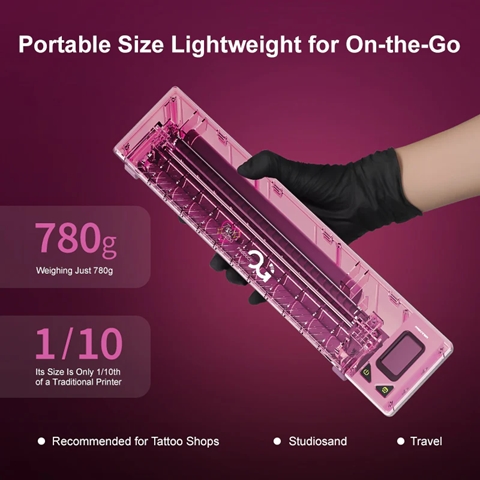 OG Fury Termal Dövme Transfer Yazıcısı Pembe