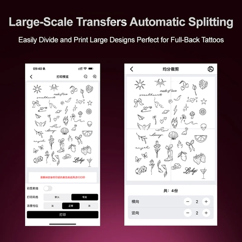 OG Fury Termal Dövme Transfer Yazıcısı Pembe