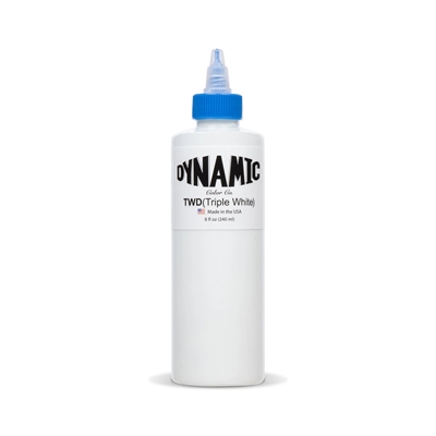 Dynamic Triple White 8 oz Beyaz Dövme Boyası