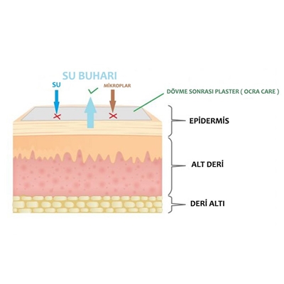 Octacare Dövme Sonrası Plaster 10 m * 10 cm