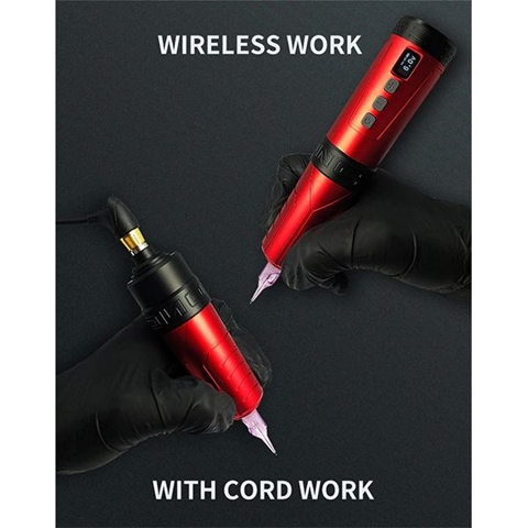 BRONC Wireless Tattoo Pen V6 Red