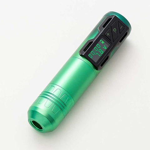 EZ P2S Wireless Battery Tattoo Pen 4.0 mm Stroke - Green Gradient