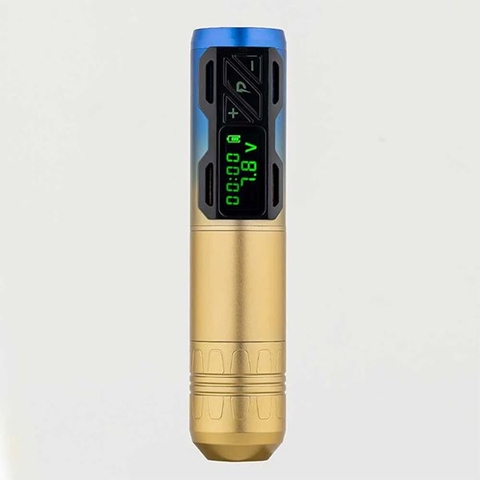 EZ P2S Wireless Battery Tattoo Pen 4.0 mm Stroke - Gold Gradient