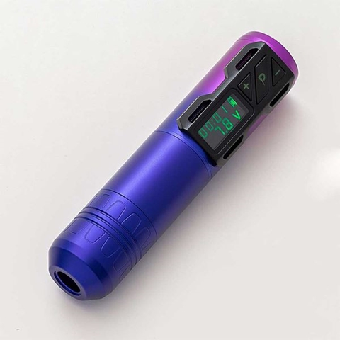 EZ P2S Wireless Battery Tattoo Pen 4.0 mm Stroke - Purple Gradient