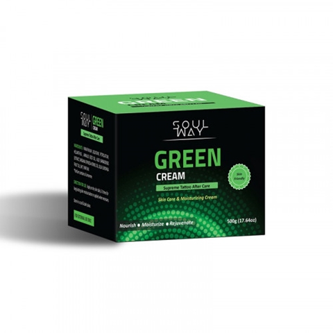 Soulway Tattooing Green Cream 500 ml Dövme Yapım Kremi