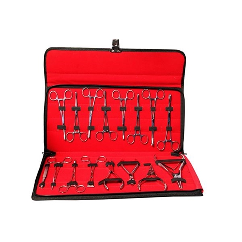 Çantalı Piercing Pens Set - 16 Parça