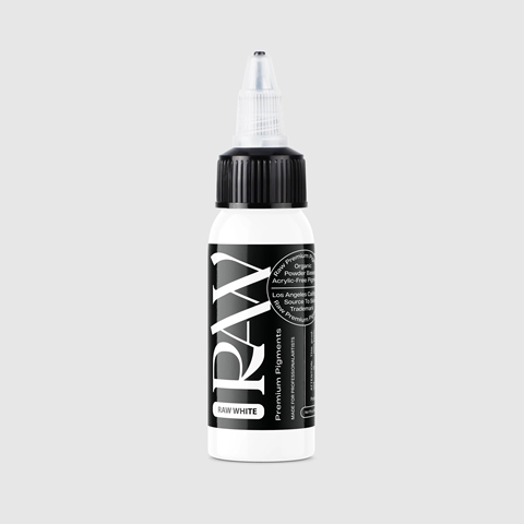 Raw White 1 oz - 30 ml Beyaz Dövme Boyası