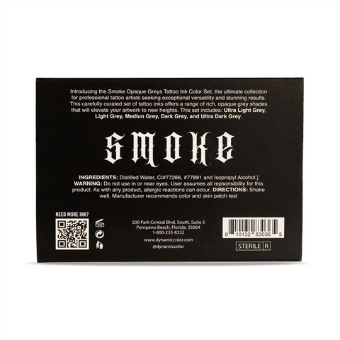 Dynamic Smoke Opaque Greys Set 1oz