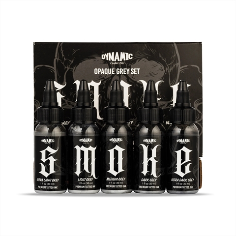 Dynamic Smoke Opaque Greys Set 1oz