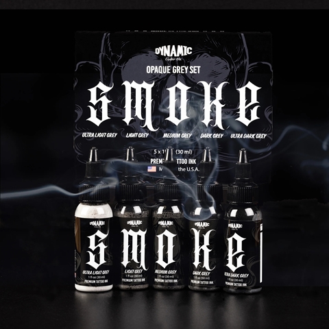 Dynamic Smoke Opaque Greys Set 1oz