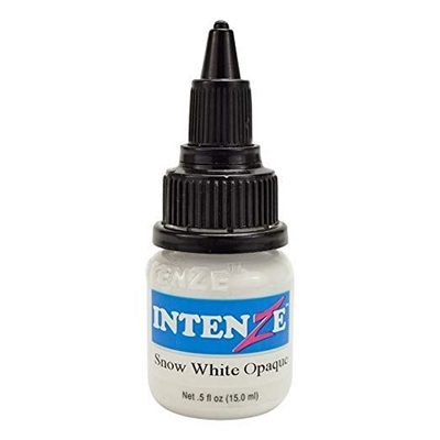 Intenze Snow White Opaque Beyaz Boya 1/2 oz - 15 ml